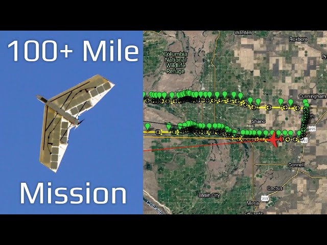 Solar Plane V4 Cross-Country Waypoint Mission