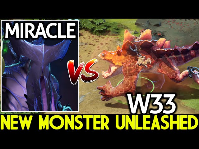 W33 [Primal Beast] Monster Unleashed Against MIRACLE New Arcana Dota 2