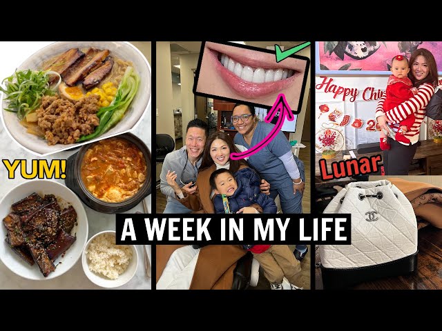 A WEEK IN MY LIFE | TEETH ✅ , LUNAR DINNER, KING MUSHROOM & EGGPLANT DISHES | 6 OUTFITS | CHARIS❤️
