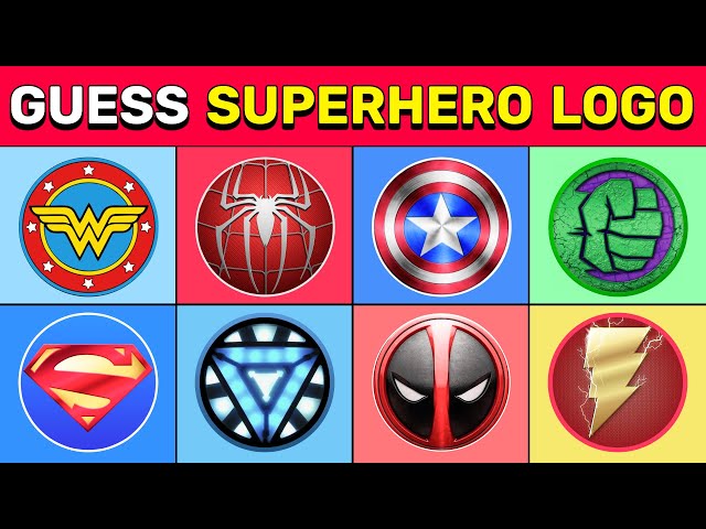 Guess ALL the Superheroes by Logo | Superhero Quiz