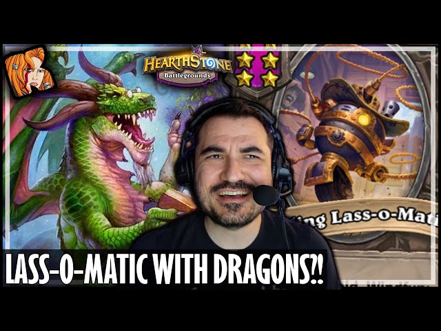 LASS-O-MATIC IS YOUR DRAGON FINISHER! - Hearthstone Battlegrounds
