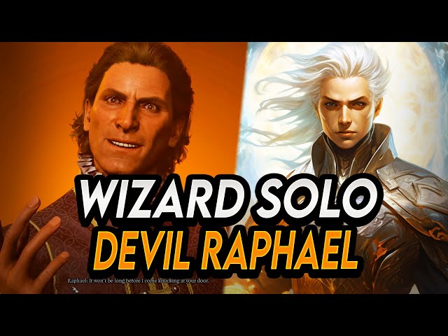 Baldur's Gate 3: Evoker Wizard solo one shot Raphael | Tactician Mode