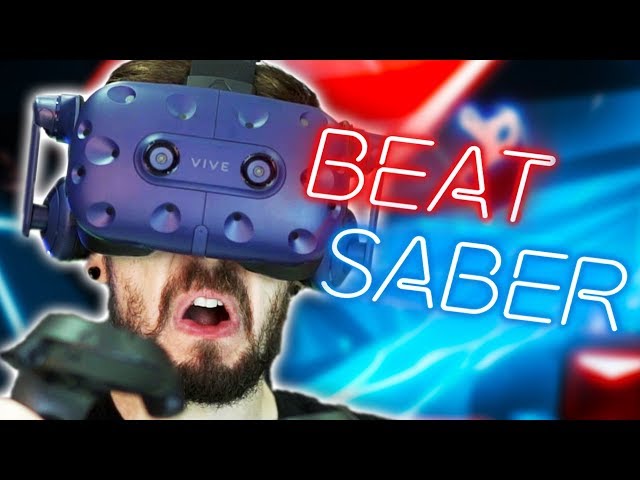 CAN YOU HAVE MORE FUN THAN THIS?! | Beat Saber #1 (HTC Vive Virtual Reality)