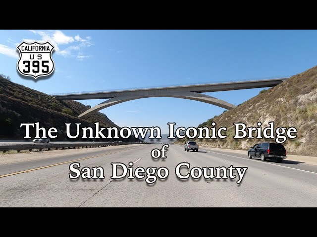 Lilac Road Bridge - High Bridge Over Interstate 15 in San Diego County
