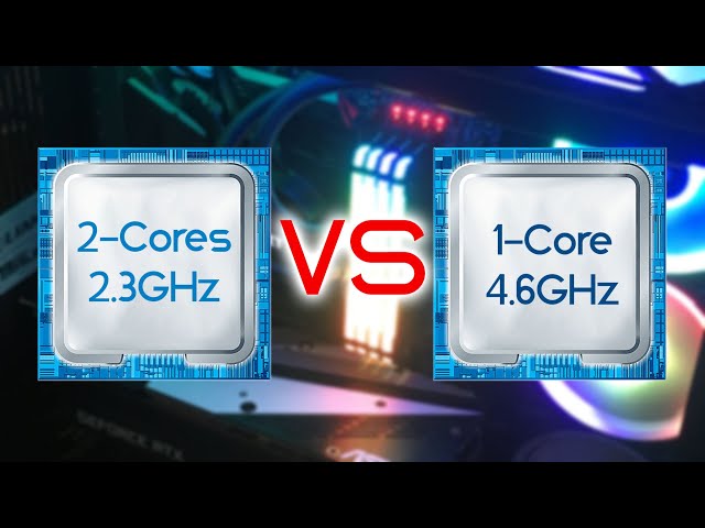 2x Cores VS 2x GHz which is faster?