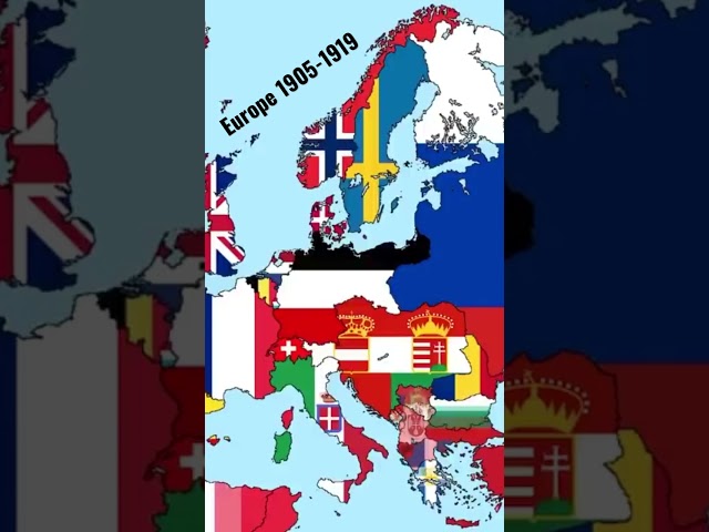 Europe 1905-1919. History of Europe.