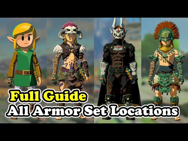 All Armor Set Locations Zelda Tears of the Kingdom (Full Guide)