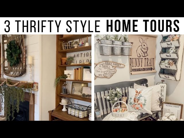 3 Spring Antique Farmhouse Style Home Tours