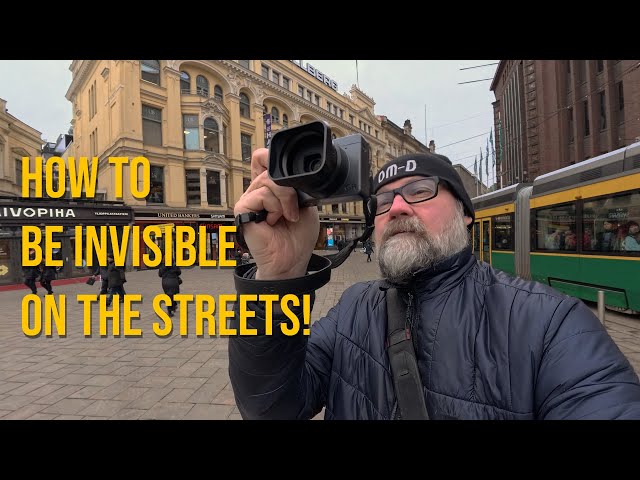 10  Street Photography Tips - How to be Invisible!
