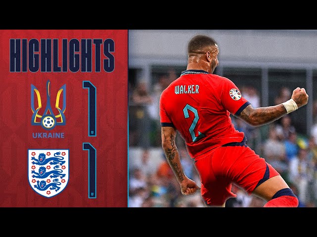 Ukraine 1-1 England | Kyle Walker Secures Point In Poland | Highlights