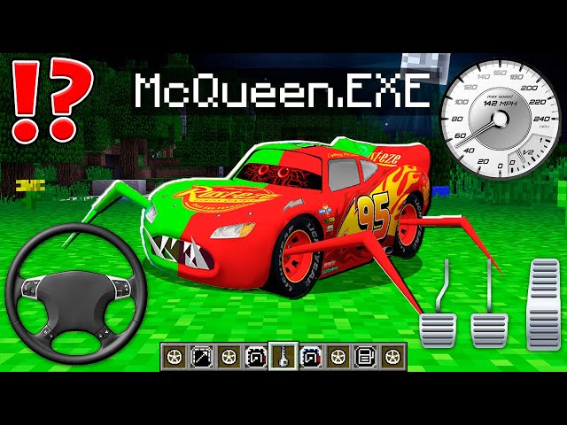 How JJ and MIKEY CONTROL Tiny Creepy McQueen Boss at 3:00am? - in Minecraft Maizen