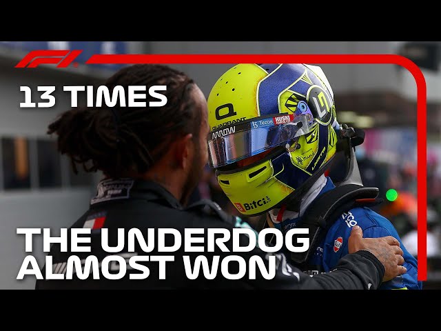 13 Times An Underdog Almost WON A Formula 1 Race!