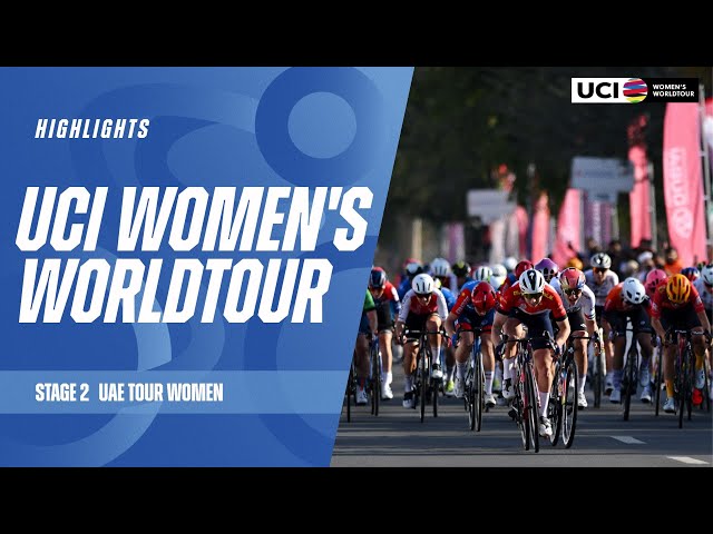 Stage 2 - UAE Tour Women Highlights | 2024 UCI Women's WorldTour