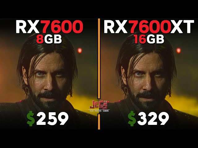 RX 7600 vx RX 7600 XT | Tested in 15 games