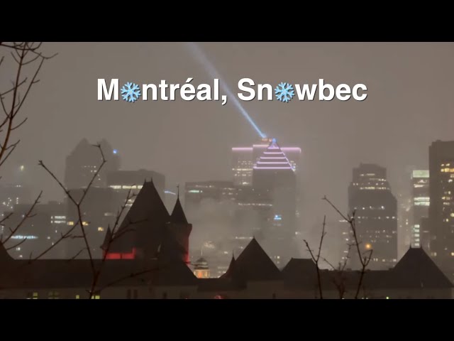 An ode to Montreal, city of snow