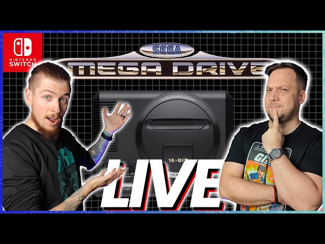 Playing Sega MegaDrive Using The Controllers! // LIVE Nintendo Switch