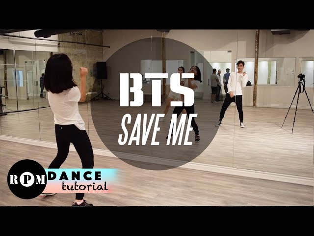 BTS "Save Me" Dance Tutorial (Chorus)