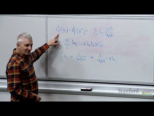 Stanford EE364A Convex Optimization I Stephen Boyd I 2023 I Lecture 17