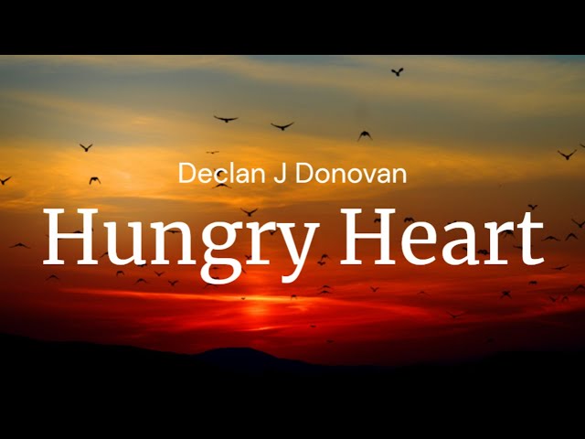 Hungry Heart - Declan J Donovan / FULL SONG LYRICS