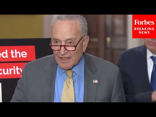 JUST IN: Schumer Asked Point Blank About Biden Delaying Military Aid To Israel