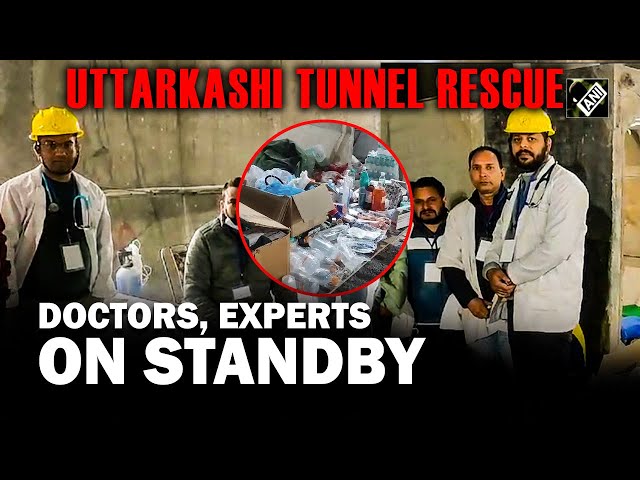Uttarkashi Tunnel rescue:Temporary medical facility expanded inside tunnel; 8 beds, doctors deployed