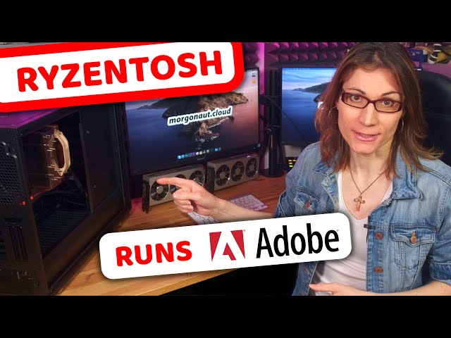 AMD Ryzen HACKINTOSH running Adobe Apps! No Problem!