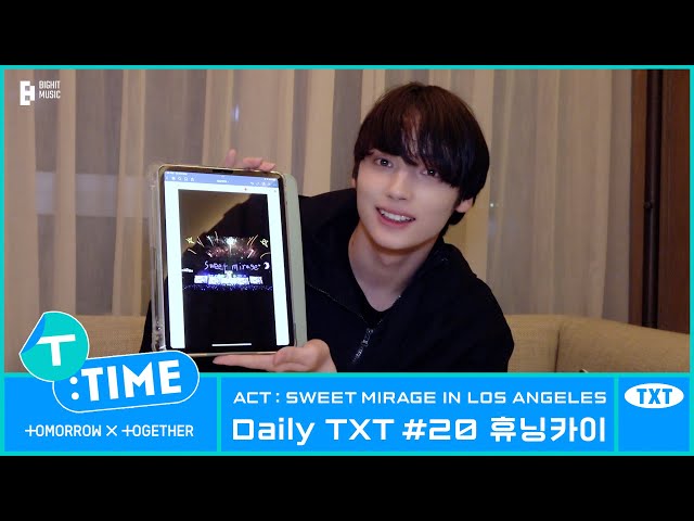 [T:TIME] Daily TXT #20 HUENINGKAI in Los Angeles