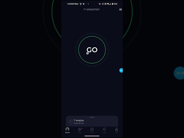 T-Mobile 5G Home Internet Speed Test Results On An Early Wednesday Morning.