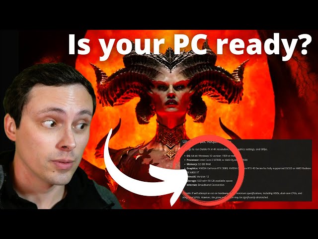 Diablo IV PC System Requirements Analysis