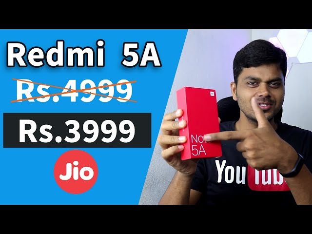 Redmi 5A at Rs.4999? or Rs.3999 ? JIO offer | Tamil Tech OPINION