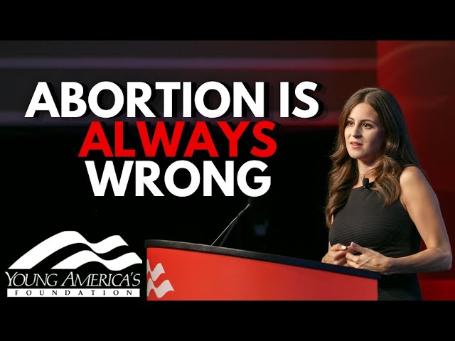 ABORTION KILLS: It's always wrong to intentionally take an innocent life