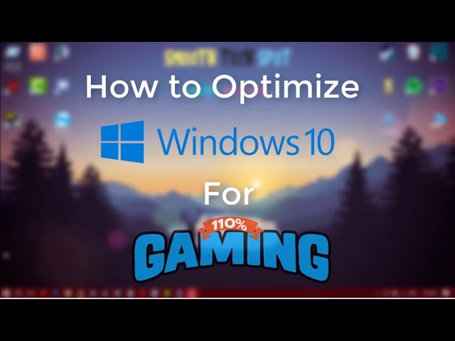 ★How To Optimize Windows 10 For Gaming★ One Time