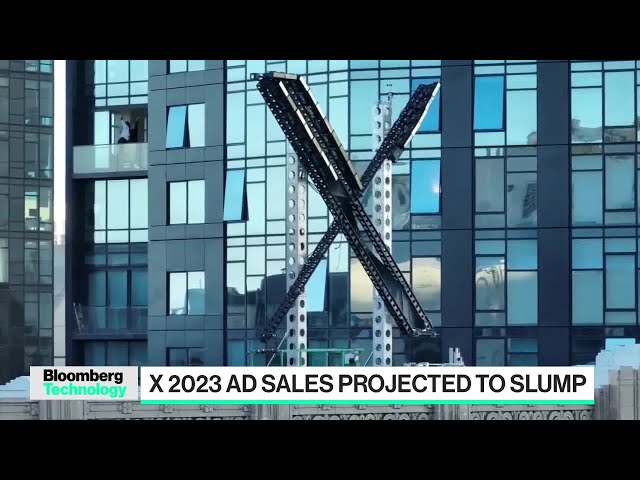 Musk’s X 2023 Ad Sales Projected to Slump to About $2.5B