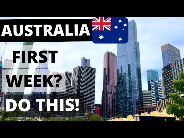First Week in Australia? You MUST DO THIS (2023)