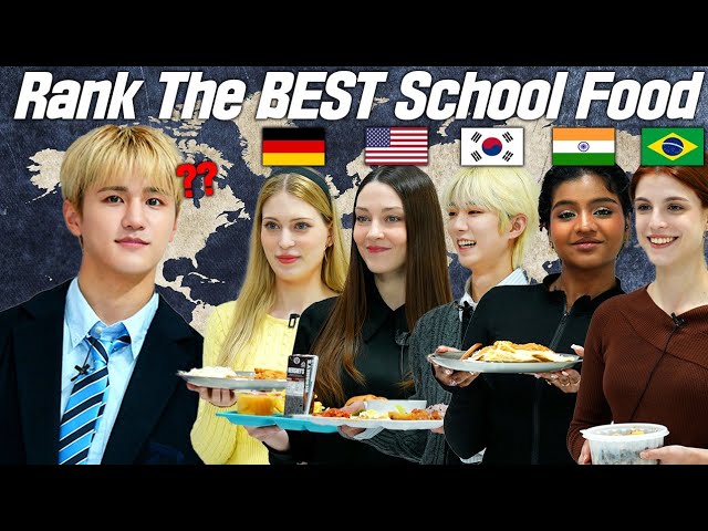 Which Country Has The Best School Lunch In The World? ㅣ India, Brazil, Germany, Korea ㅣ RANK-IT
