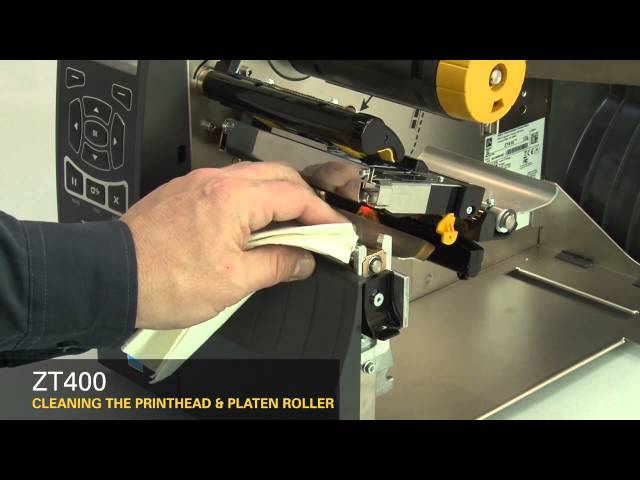 Zebra ZT400: How-to Clean the Printhead & Platen