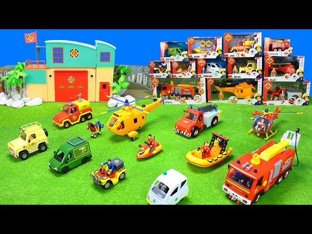 Feuerwehrmann Sam Feuerwehrautos: Feuerwehr Unboxing als Spielzeugfilm für Kinder