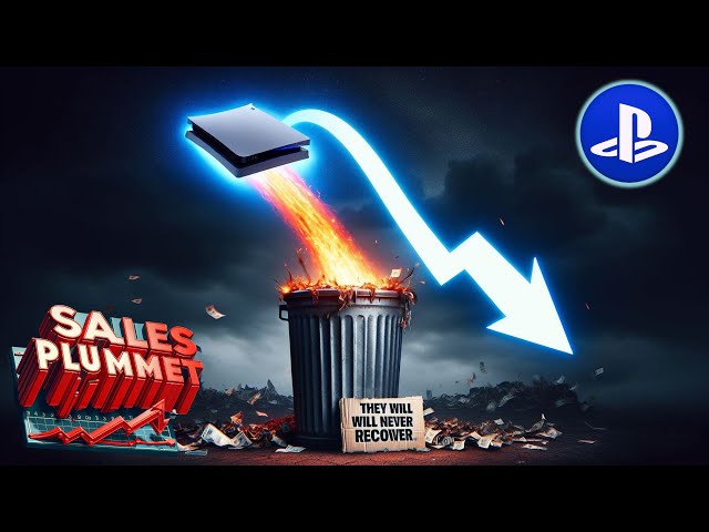 PlayStation 5 Hardware Sales PLUMMET! They Will NEVER Recover! #playstation #gaming #video #fyp #ff