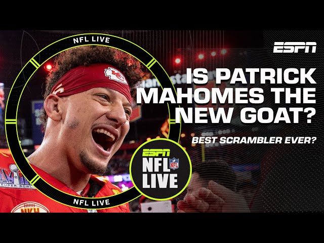 Is Patrick Mahomes the BEST SCRAMBLER OF ALL TIME? 🐐 CHIEFS WIN SUPER BOWL LVIII | NFL Live