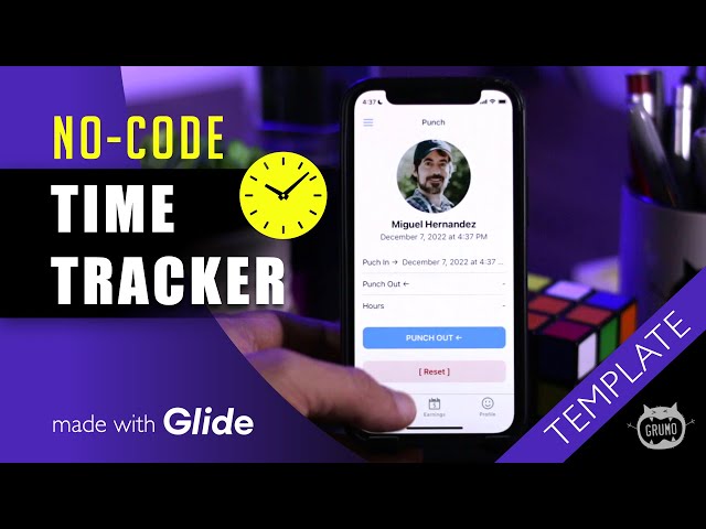 Time Tracker (No-Code) | Glide App Template