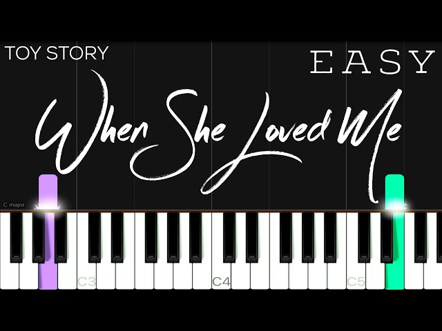 Toy Story 2 - When She Loved Me | EASY Piano Tutorial