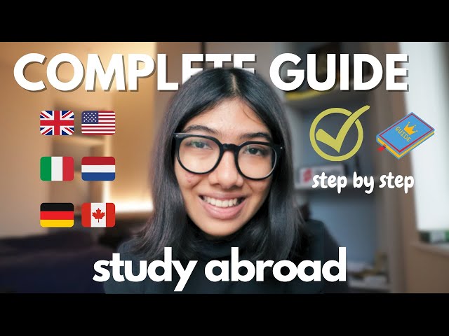 Study Abroad: Complete Step-by-Step Guide (application, scholarships etc) ✅