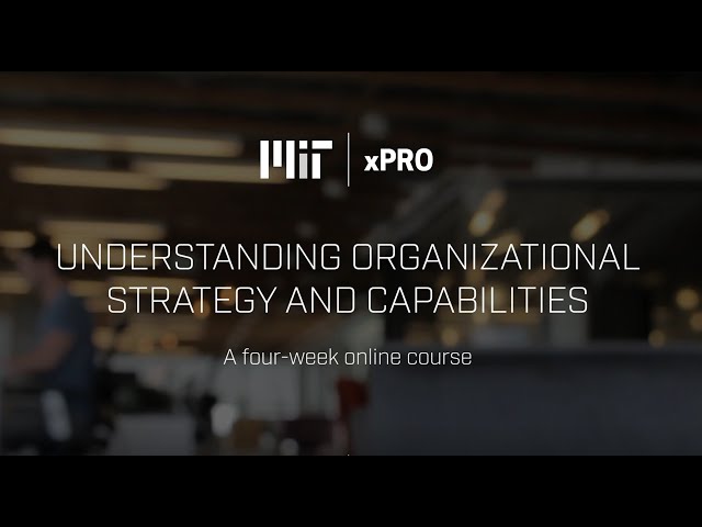 Understanding Organizational Strategy and Capabilities