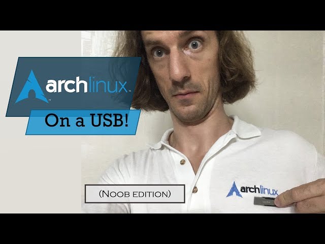 Showing off the bootable Arch Linux USB (teaser)
