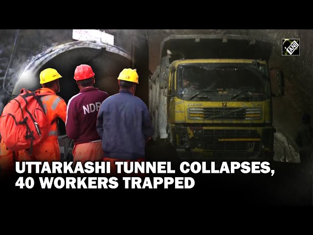 Uttarkashi tunnel collapses. 40 workers trapped, rescue ops underway. Here’s what we know so far