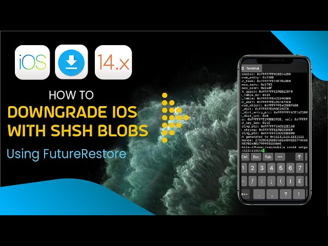 How To Downgrade iOS 14.8 to Unsigned iPSW Using SHSH2 Blobs With Futurerestore SHSH Blobs Downgrade