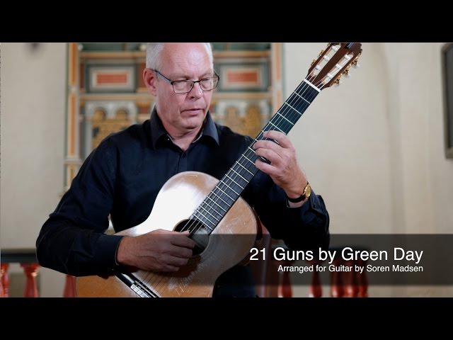 21 Guns (Green Day) - Danish Guitar Performance - Soren Madsen