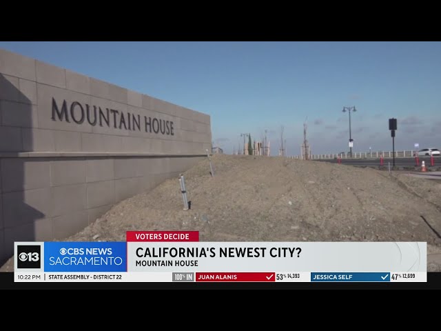 Returns show Mountain House likely to become newest California city