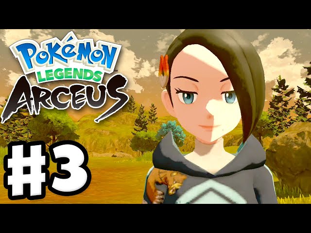 Mai! Alpha Pokemon! - Pokemon Legends: Arceus - Gameplay Walkthrough Part 3 (Nintendo Switch)