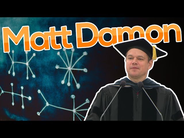 Actor Matt Damon offers the 2016 MIT Commencement Address